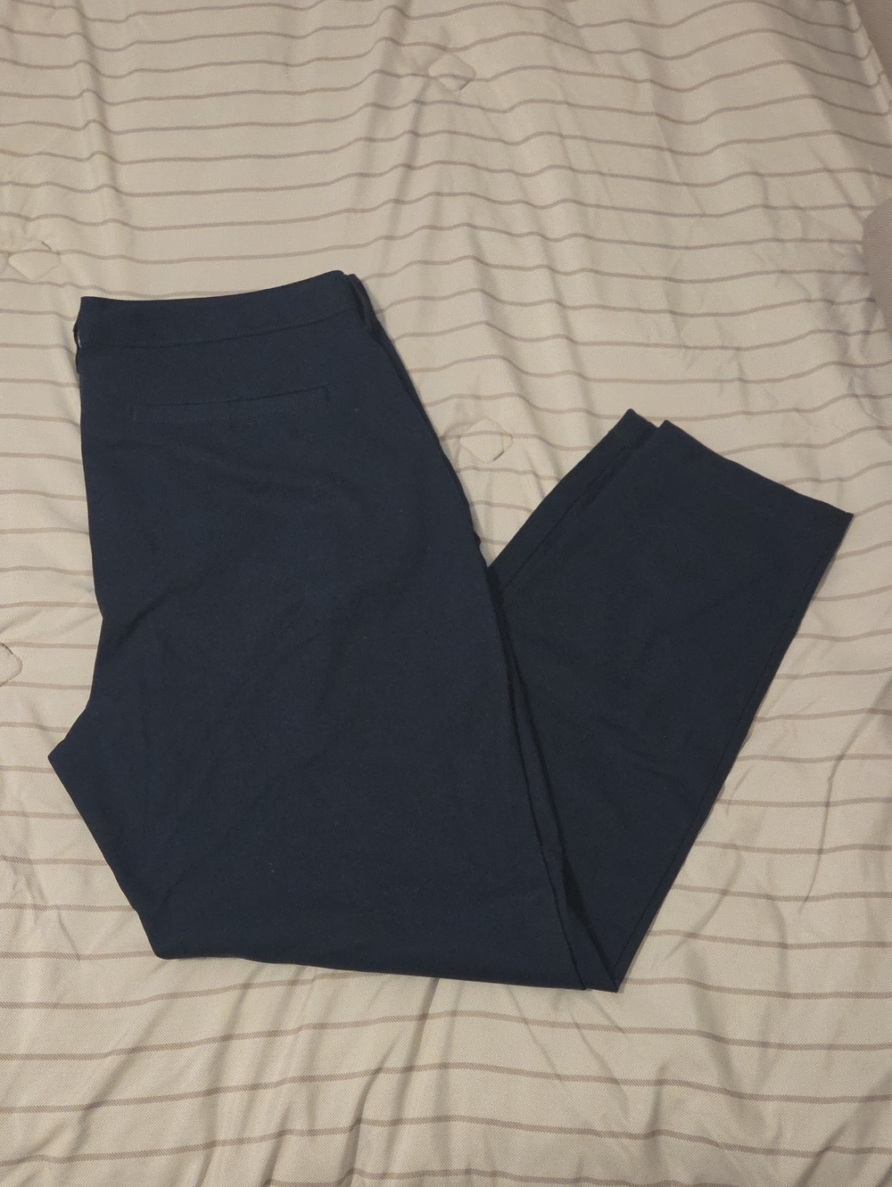 Old Navy Navy Straight-Leg Pull-On Pants
